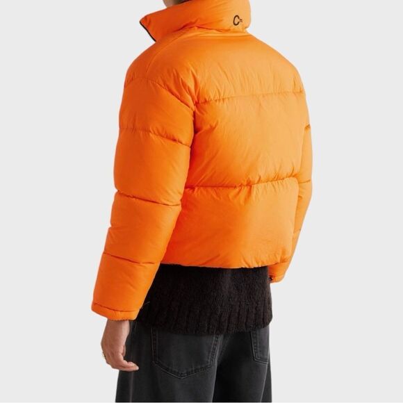 Sz S Connor McKnight ORANGE Reversible Quilted & Mesh Down Jacket NWOT$1275 MSRP - Picture 6 of 16